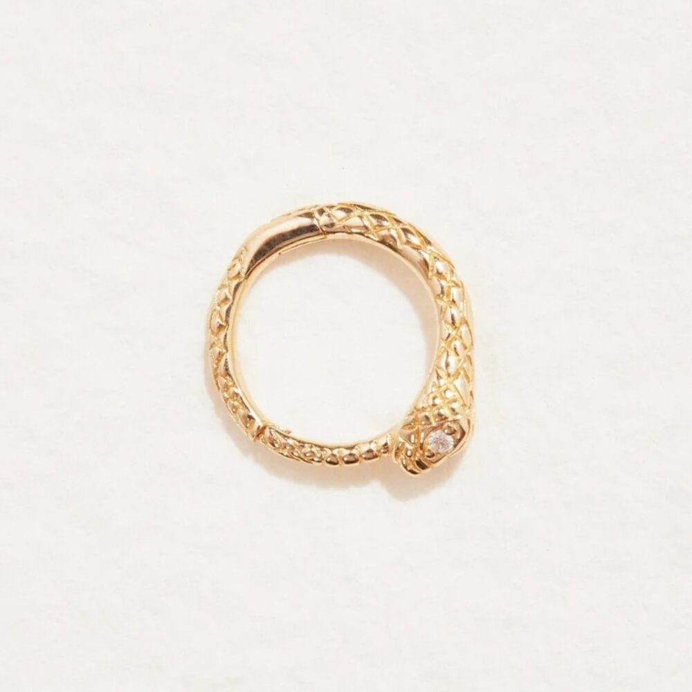 Pamela Love 6mm Serpent Clicker 14k yellow gold (SOLD OUT) - Picture 3 of 4